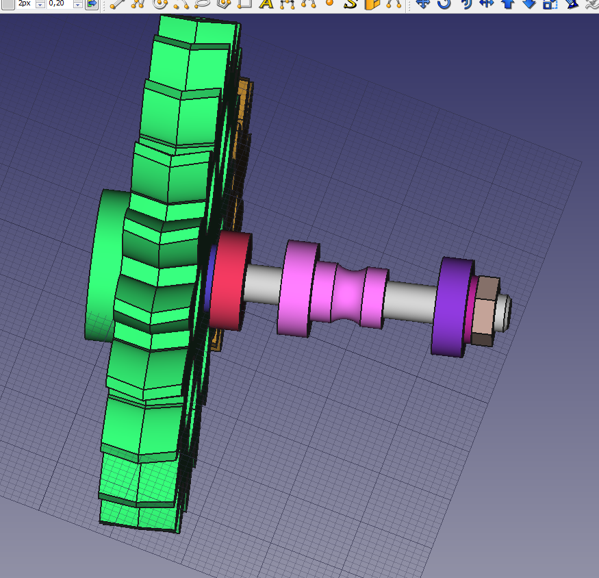 Шестерни в freecad